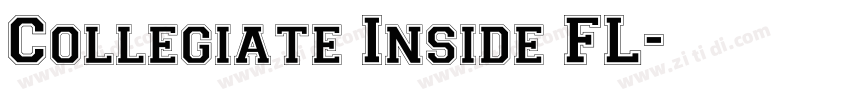 Collegiate Inside FL字体转换